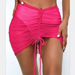 Pink Beach Skirt